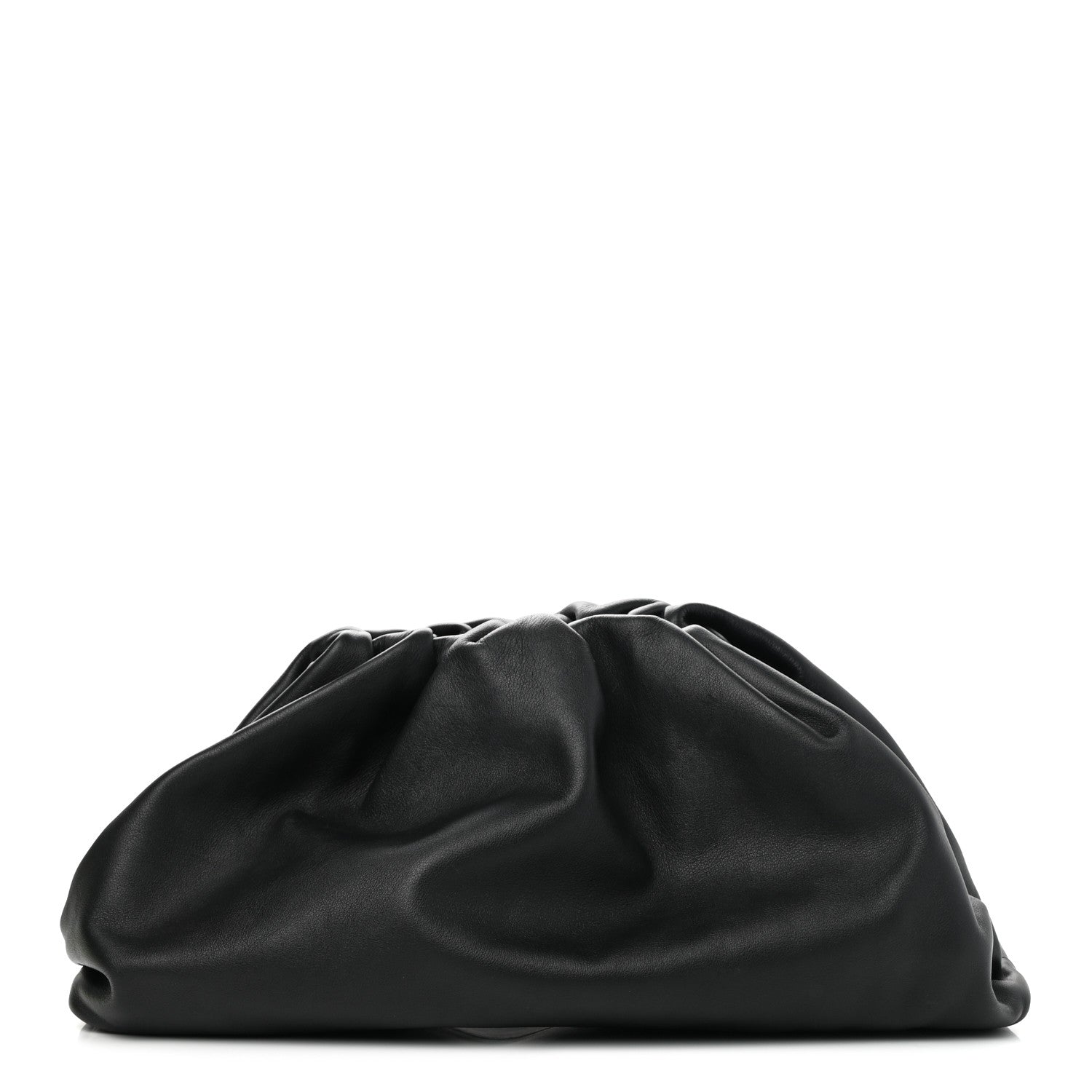Bottega Veneta Smooth Butter Calf The Pouch Oversized Clutch Black 1 of 7