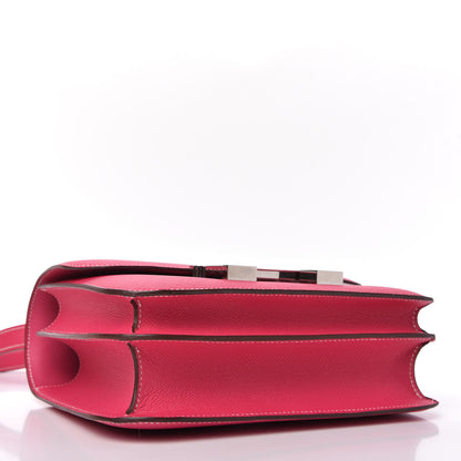 Hermes Epsom Constance 24 Rose Tyrien 4 of 10