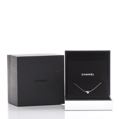 Chanel 18K White Gold Diamond Etoile Filante Pendant Necklace 8 of 8