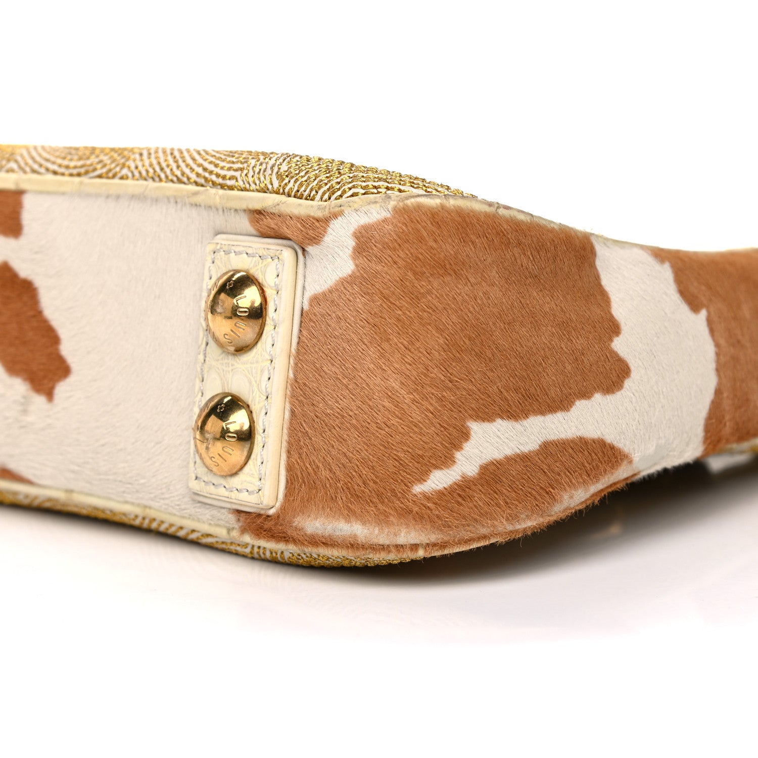 Louis Vuitton Calfskin Pony Hair Les Extraordinaires Tupelo GM White 10 of 27