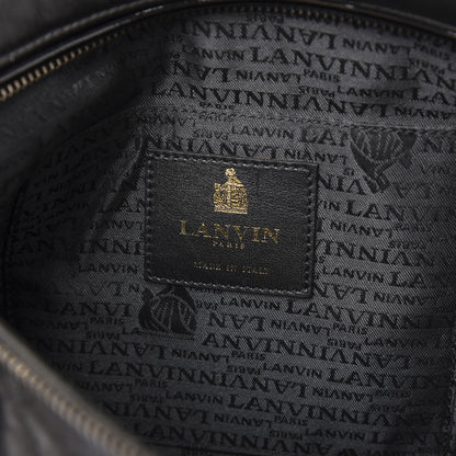 Lanvin Lambskin Quilted Amalia Crossbody Bag Black 7 of 9