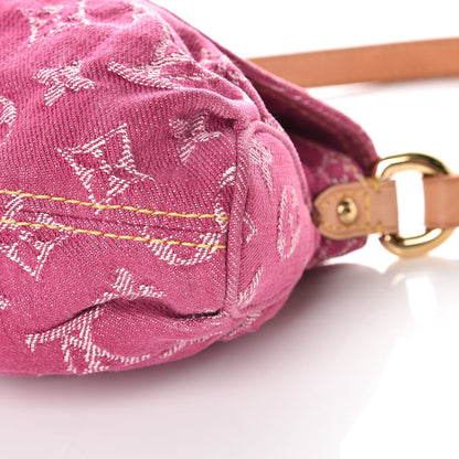 Louis Vuitton Monogram Denim Mini Pleaty Fuchsia 9 of 9