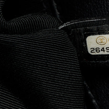 Chanel Calfskin Pearl Tweed Medium Boy Flap Black 7 of 10