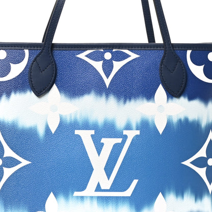 Louis Vuitton Monogram Escale Neverfull MM Blue 8 of 10