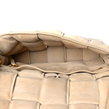 Bottega Veneta Suede Calfskin Maxi Intrecciato Padded Cassette Crossbody Bag Sand 5 of 15