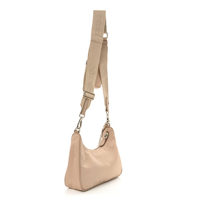 Prada Re-Nylon Saffiano Re-Edition 2005 Shoulder Bag Deserto 2 of 11