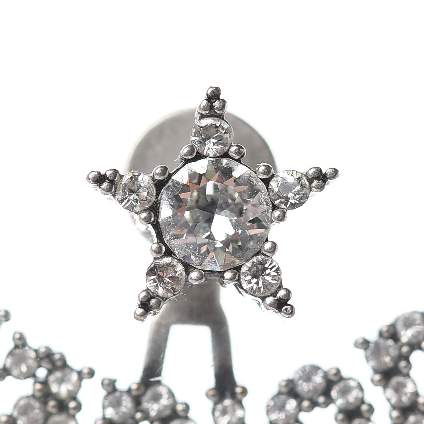 Palladium Crystal J'adior Earrings