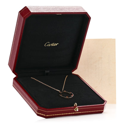 Cartier 18K Pink Gold LOVE Pendant Necklace 7 of 7