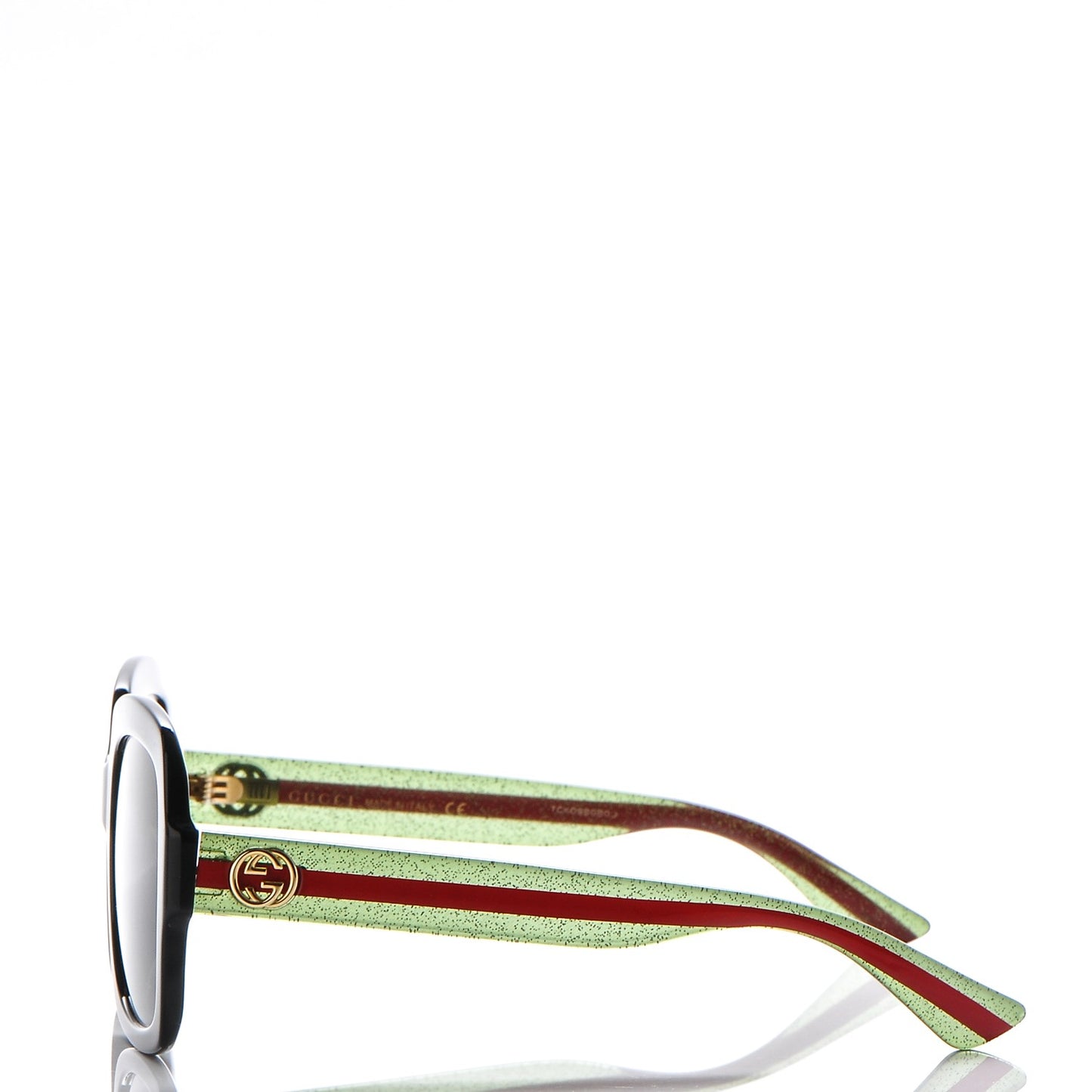 Oversize Square Web GG 0036S Sunglasses Black