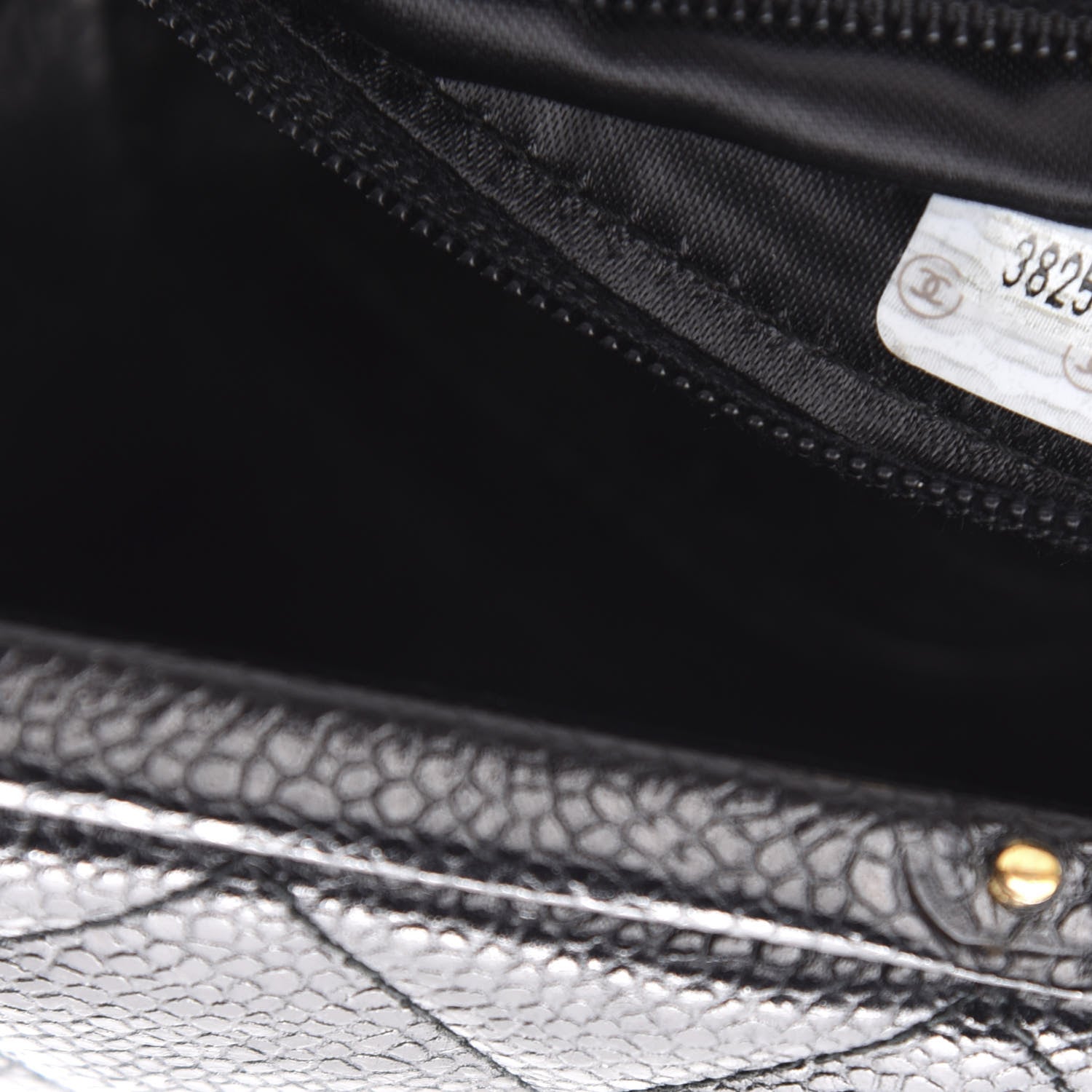 Chanel Caviar Quilted Frame Evening Bag Black 11 of 13