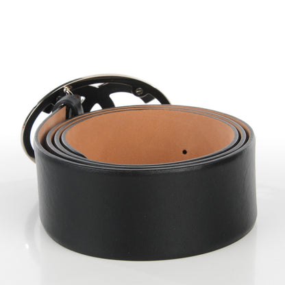 Chanel Calfskin CC Belt 100 40 Black 3 of 8