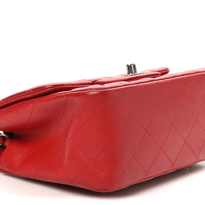 Chanel Lambskin Quilted Mini Square Flap Red 8 of 9