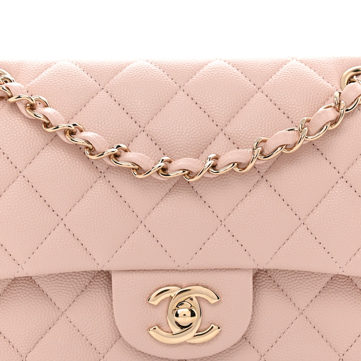 Chanel Caviar Quilted Small Double Flap Light Pink Light Pink 8 of 11