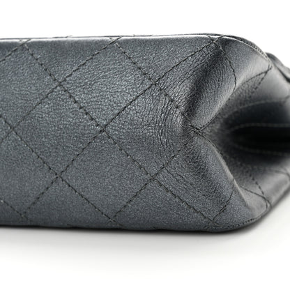 Chanel Metallic Calfskin Quilted 2.55 Reissue 227 Flap Charcoal 10 of 11
