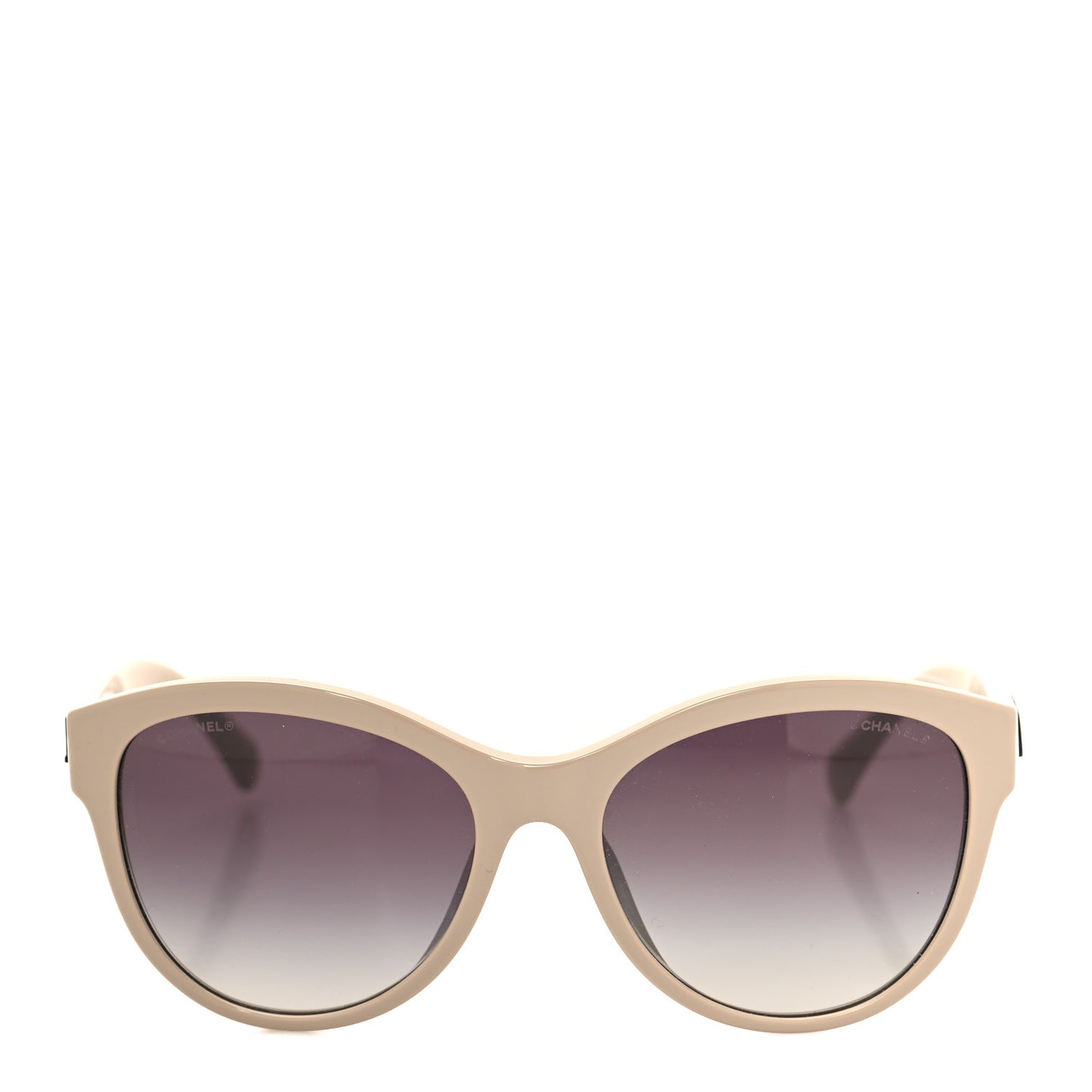 Acetate Pantos Logo Sunglasses 5458-A Beige