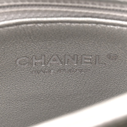 Chanel Metallic Lambskin Quilted Small Trendy CC Flap Dual Handle Bag Silver 6 of 19