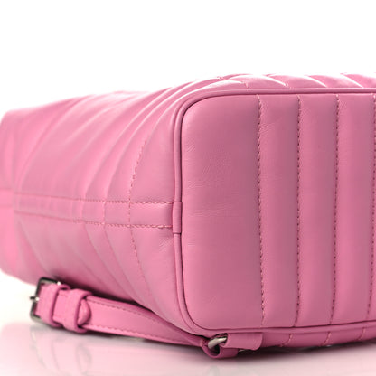 Burberry Lambskin Quilted Mini Lola Backpack Primrose Pink 8 of 10