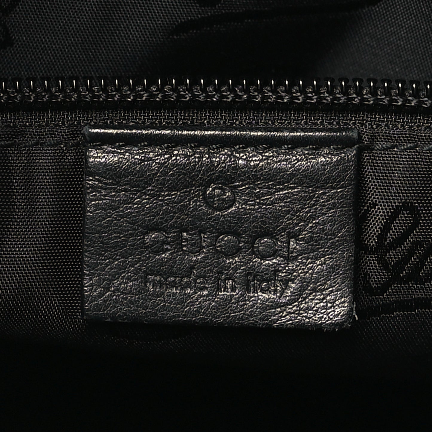 Guccissima Flat Messenger Bag Black
