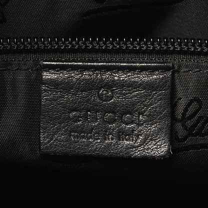 Gucci Guccissima Flat Messenger Bag Black 6 of 13