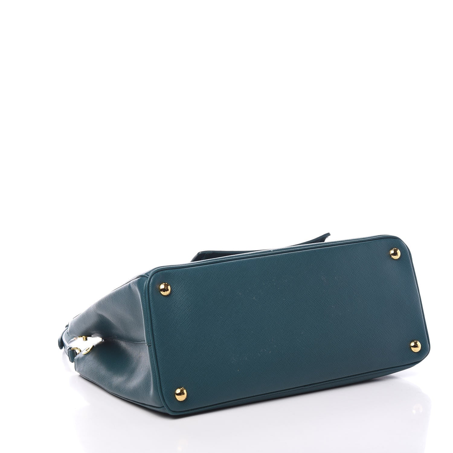 Prada Saffiano Lux Galleria Front Pocket Tote Ottanio 3 of 9