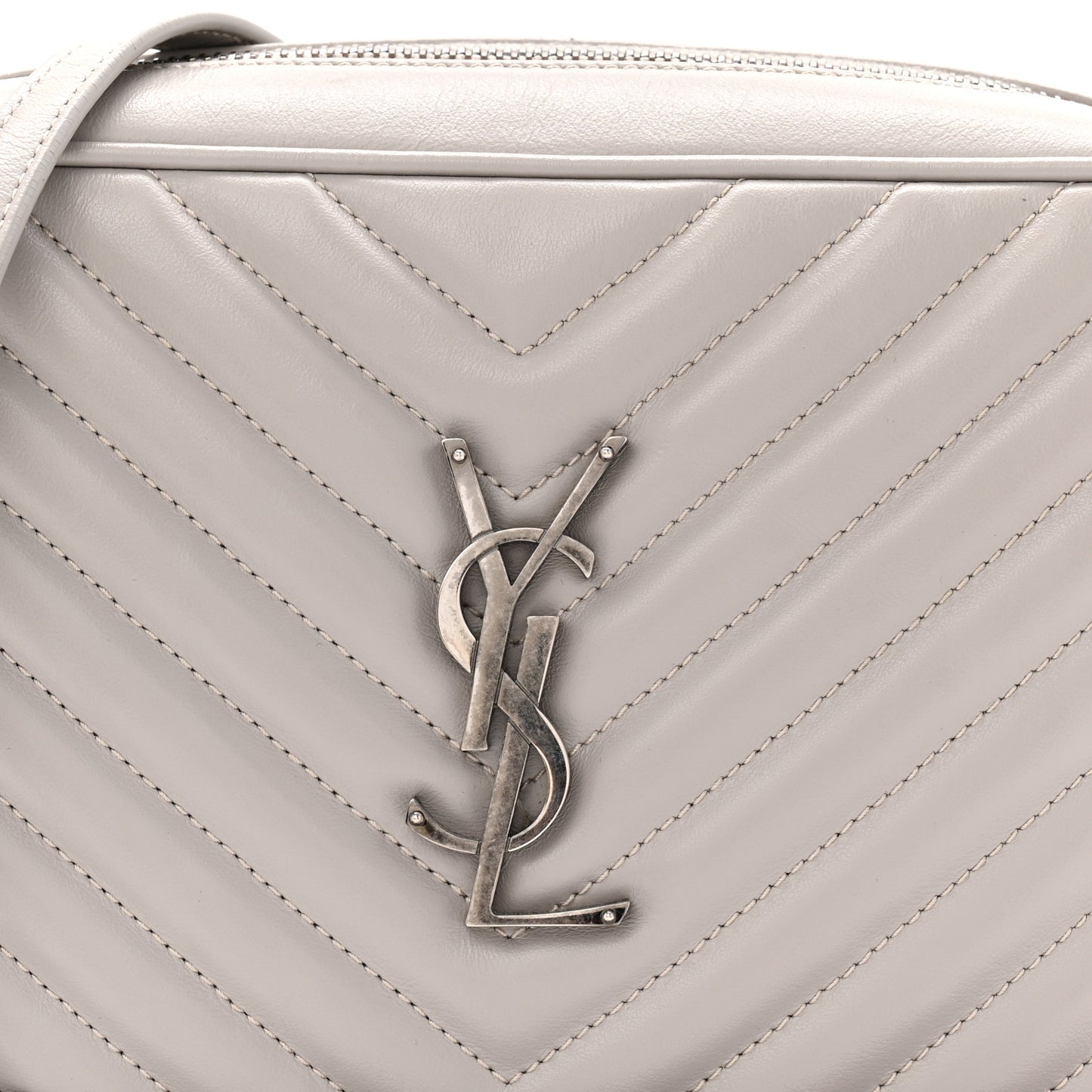 Calfskin Matelasse Monogram Lou Camera Bag Granite