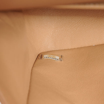 Chanel Lambskin Quilted Maxi Double Flap Beige 8 of 8