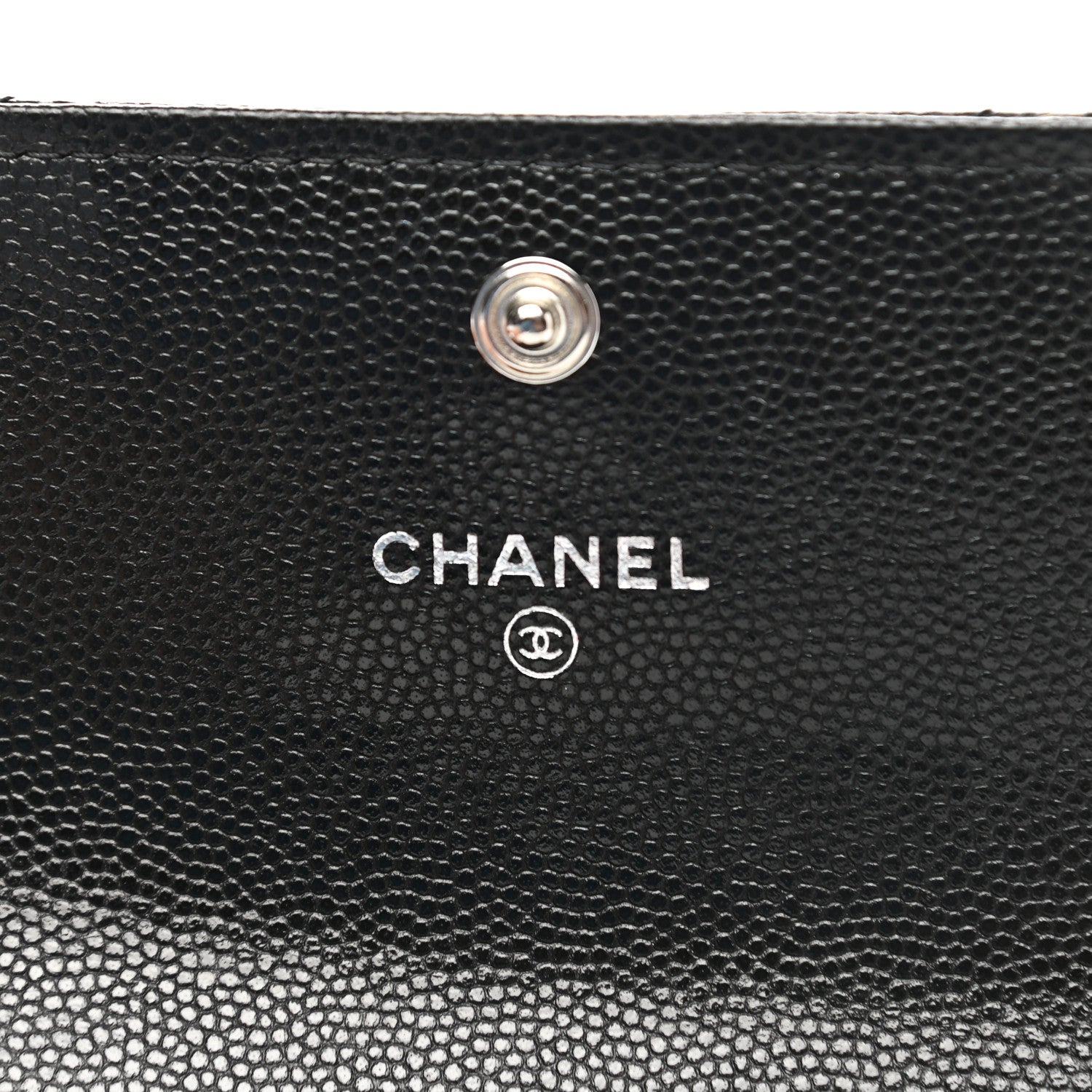 Chanel Caviar Quilted My Everything Flap Card Holder Wallet Black 8 of 8