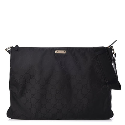 Gucci Nylon Monogram Messenger Black 1 of 2