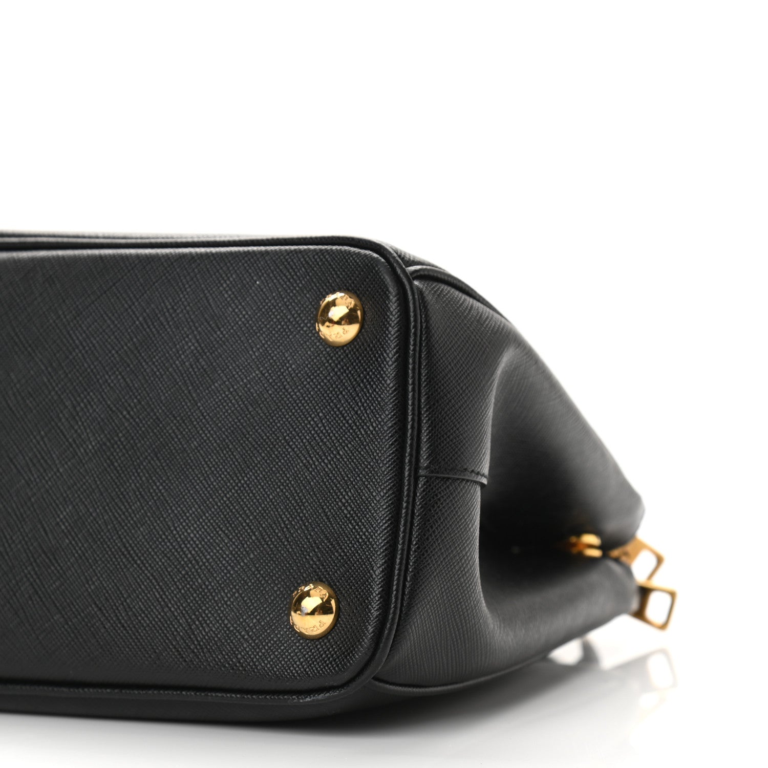 Prada Saffiano Small Galleria Double Zip Tote Black 9 of 10