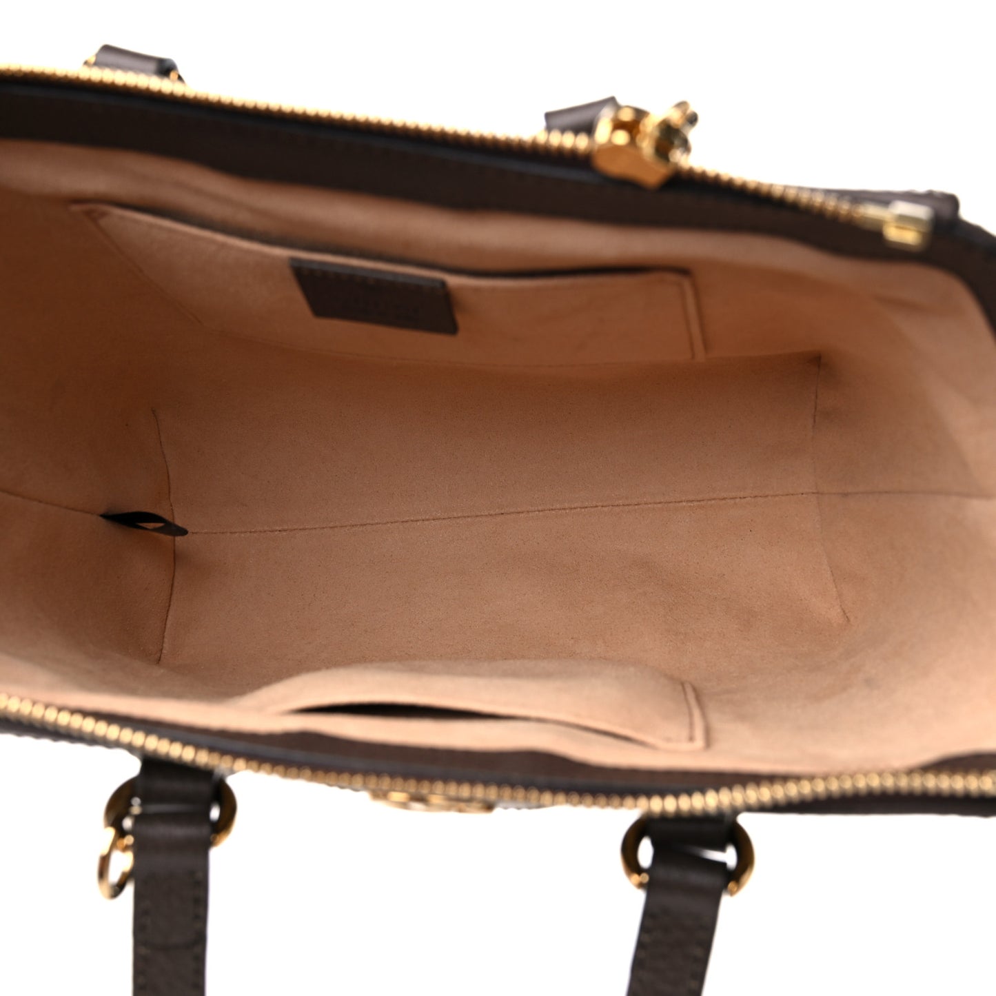 GG Supreme Monogram Small Ophidia Tote Bag Brown