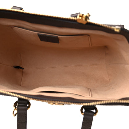 Gucci GG Supreme Monogram Small Ophidia Tote Bag Brown 5 of 12