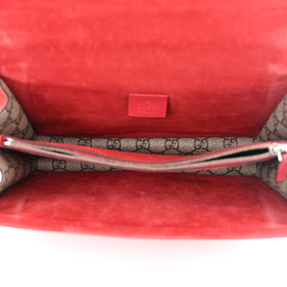 Gucci GG Supreme Monogram Small Dionysus Shoulder Bag Red 5 of 14