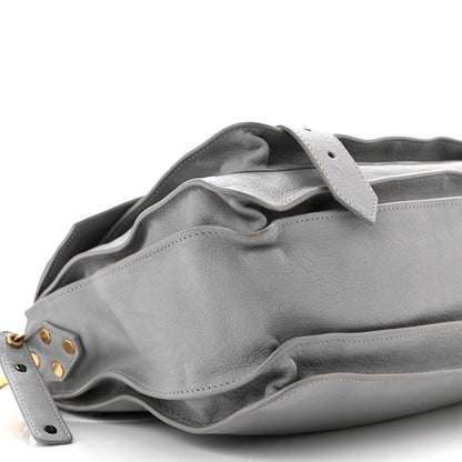 Proenza Schouler Lambskin Medium PS1 Satchel Concrete Grey 9 of 10