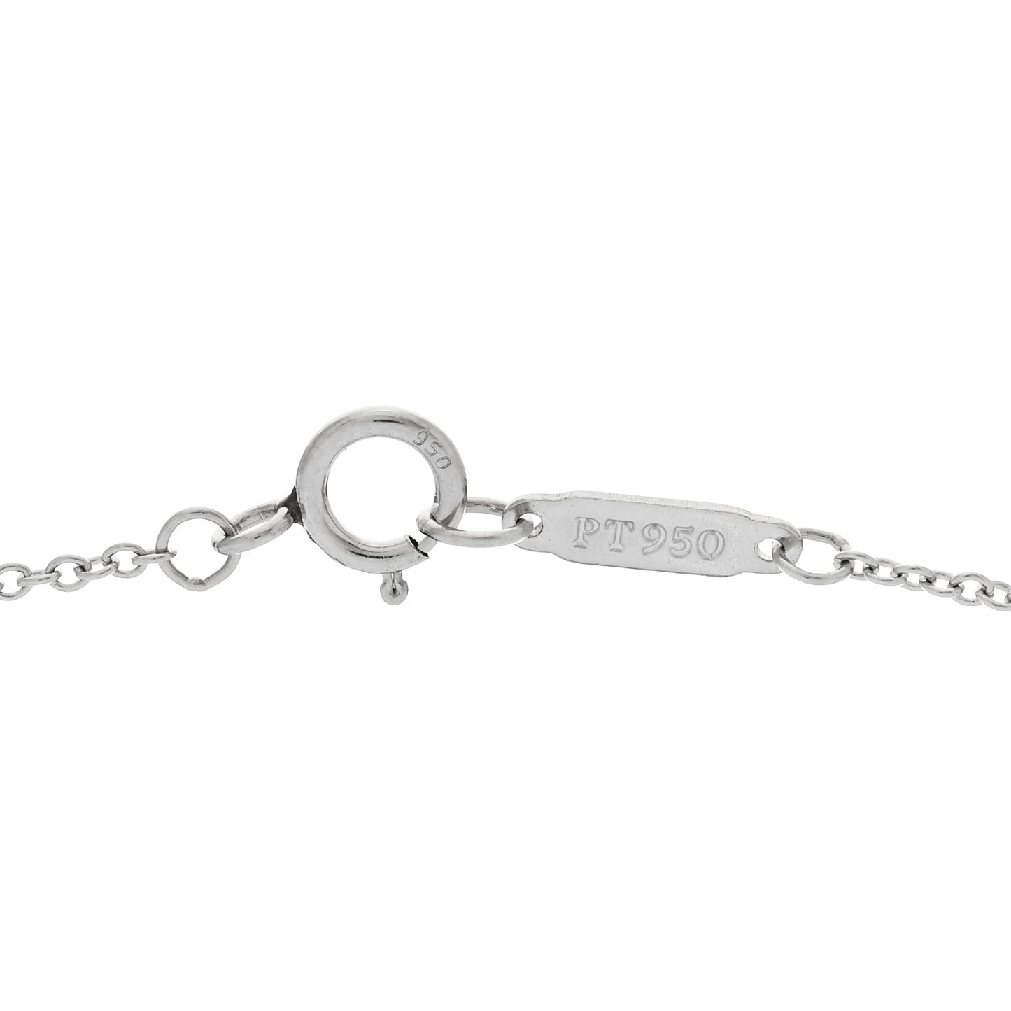 Platinum Chain Necklace 16"