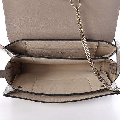 Chloe Suede Calfskin Small Faye Shoulder Bag Motty Grey 5 of 8