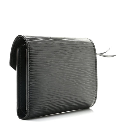 Louis Vuitton Epi Victorine Wallet Black 3 of 10