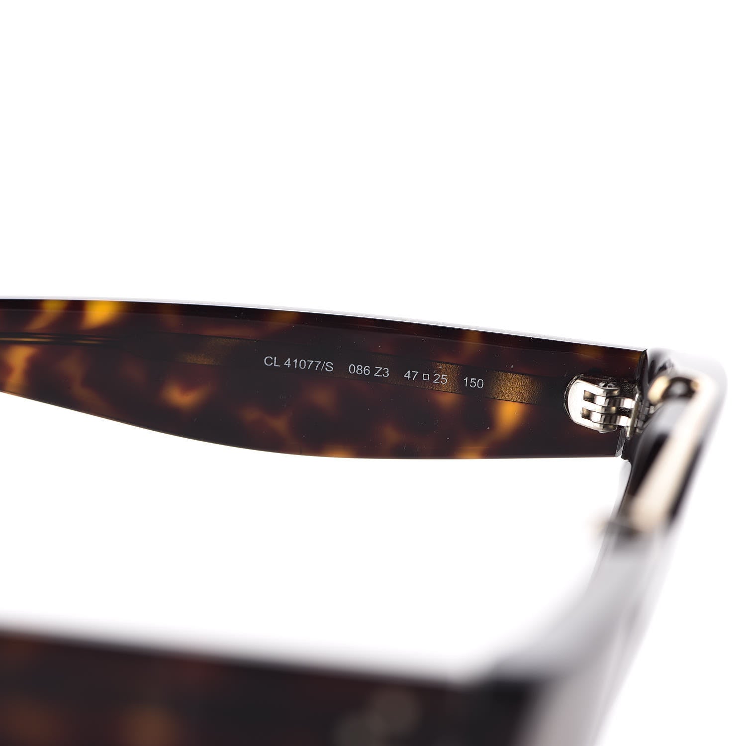 Celine Acetate Bridge Sunglasses CL41077/S Dark Havana 5 of 8
