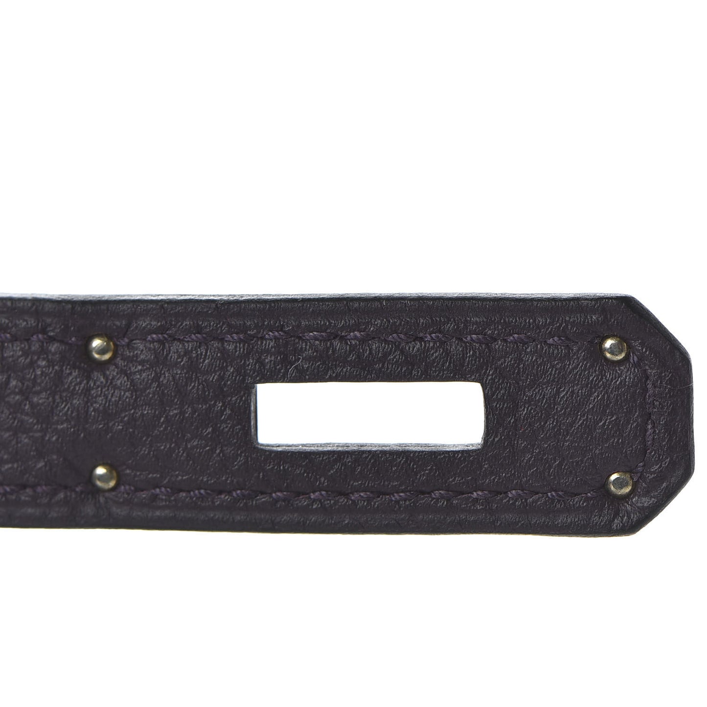 Togo Matte Alligator Kelly Retourne Touch 28 Raisin Prunoir