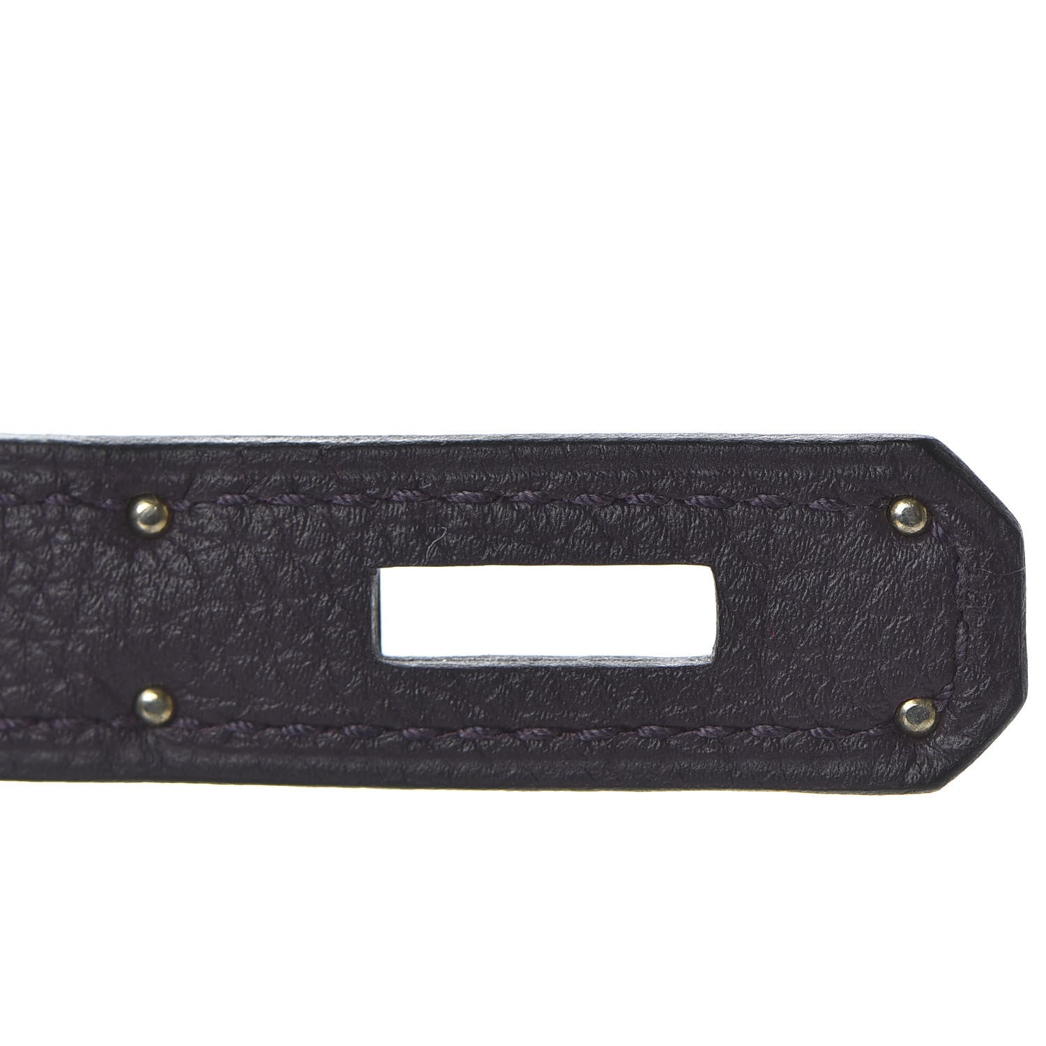 Hermes Togo Matte Alligator Kelly Retourne Touch 28 Raisin Prunoir 29 of 36