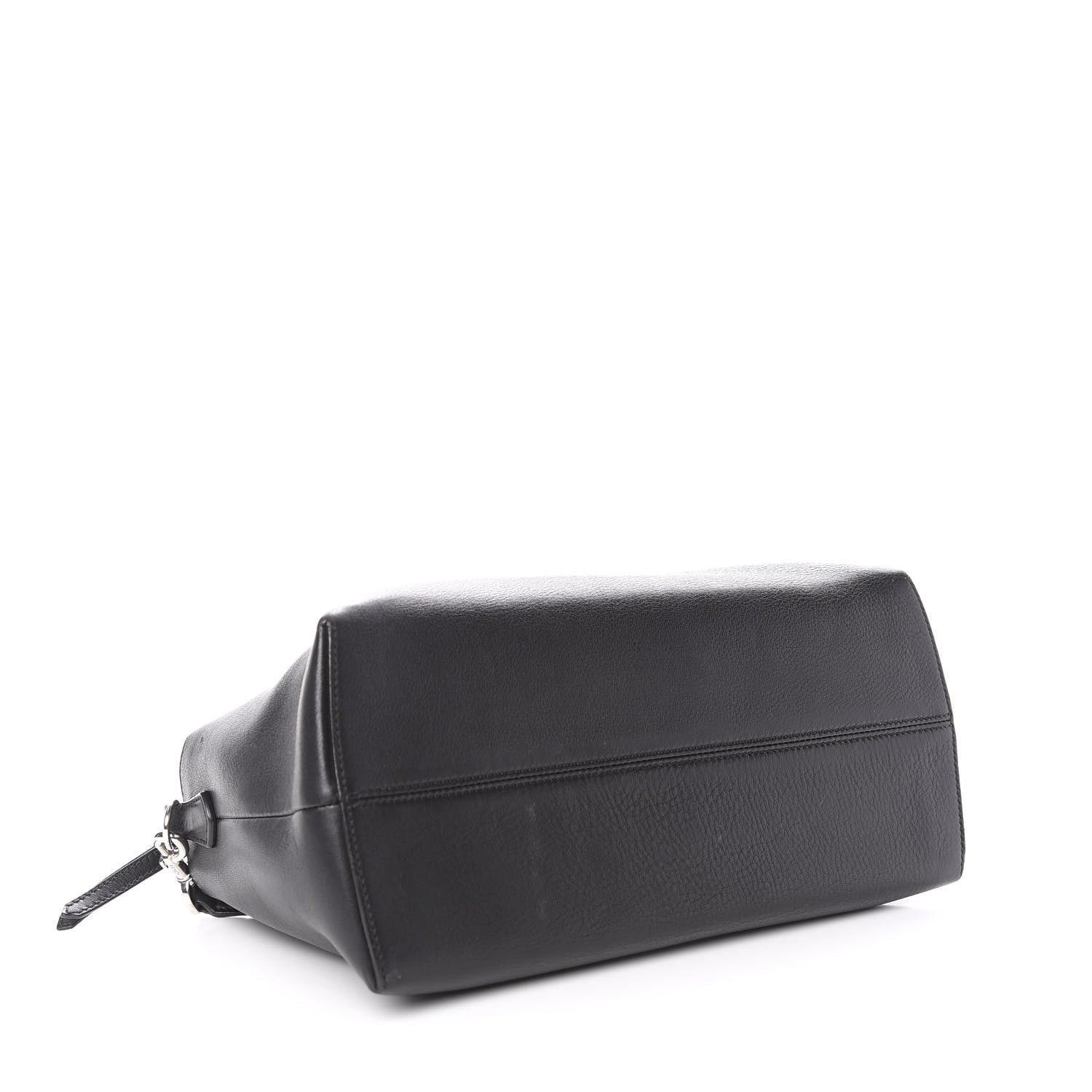 Fendi Vitello Dolce Large By The Way Boston Bag Black 3 of 10