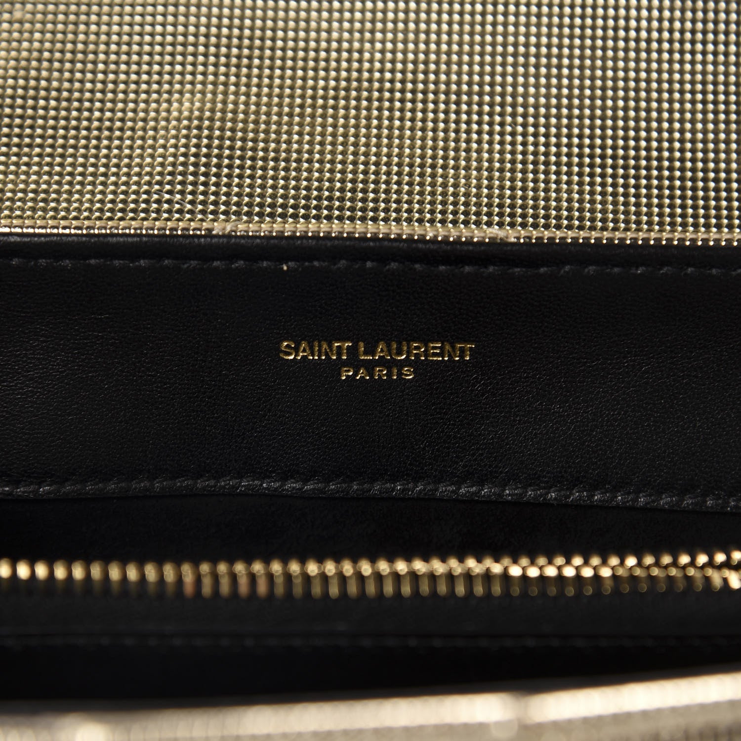 Saint Laurent Metallic Calfskin Y Quilted Small Loulou Monogram Chain Satchel Platino 8 of 10