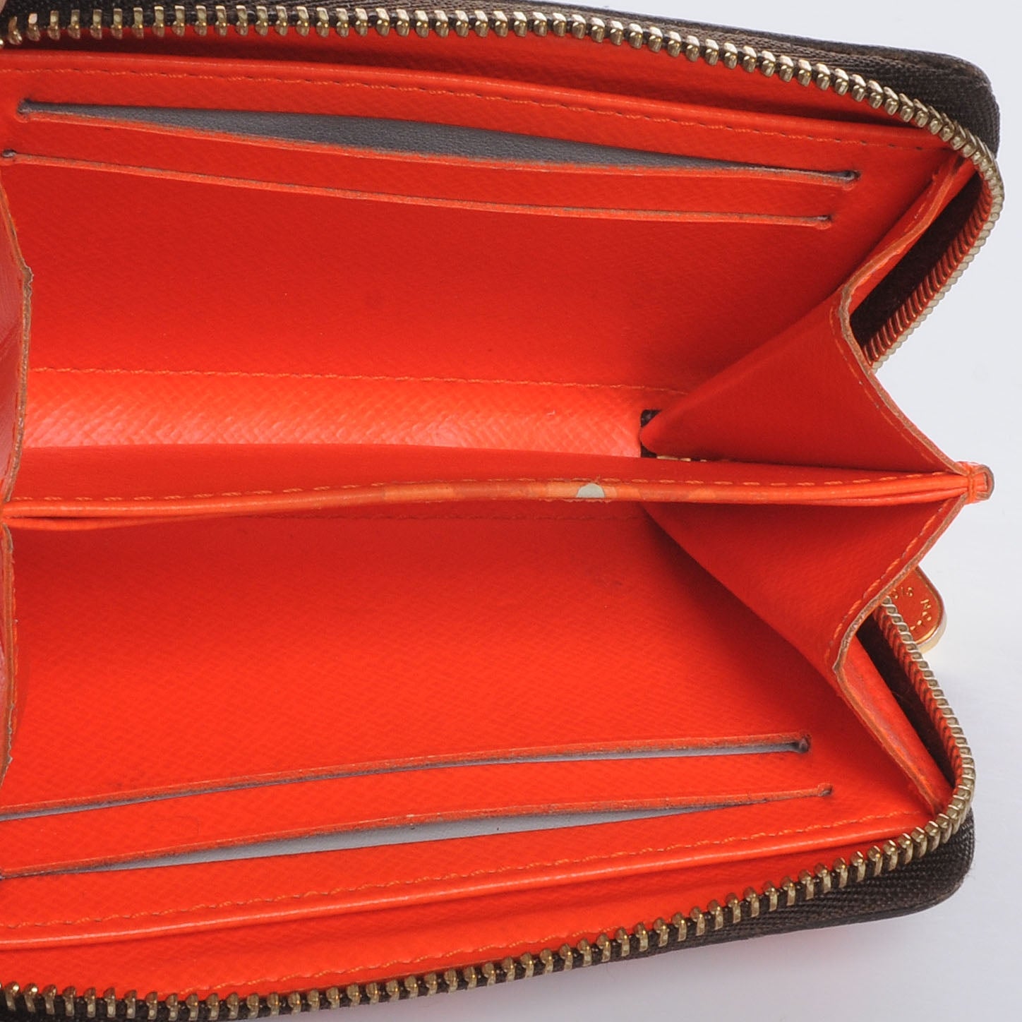 Louis Vuitton Monogram Graffiti Zippy Coin Purse Orange 5 of 7