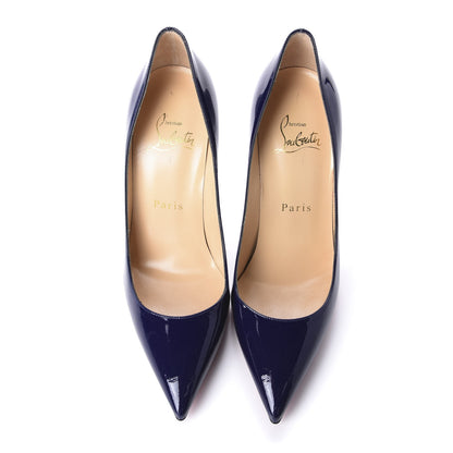 Christian Louboutin Patent Decollete 554 100 Pumps 35 Purple Pop 5 of 9