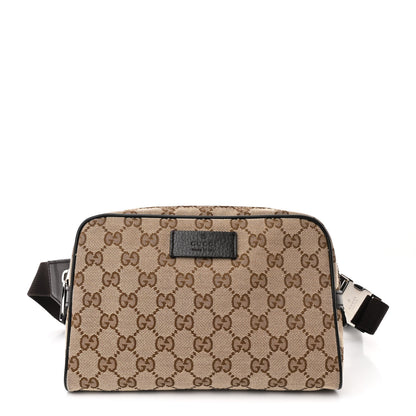 Gucci Monogram Belt Bag Dark Brown 1 of 11