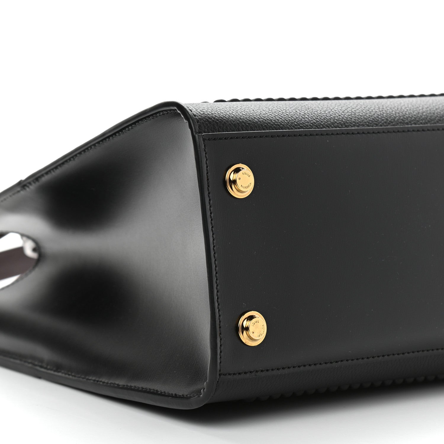 Louis Vuitton Calfskin Monogram City Steamer MM Black White 8 of 9