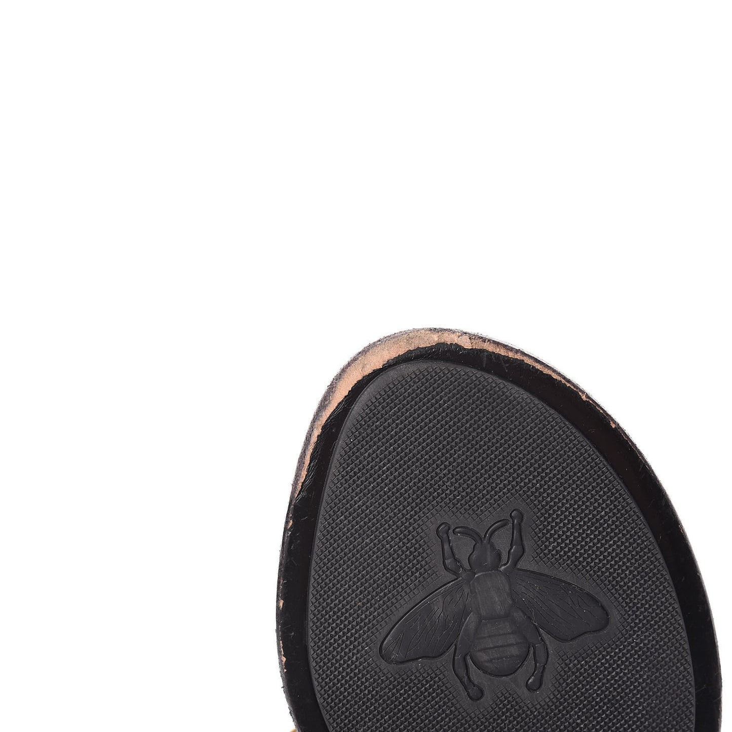Calfskin GG Marmont Thong Sandals 36.5 Black