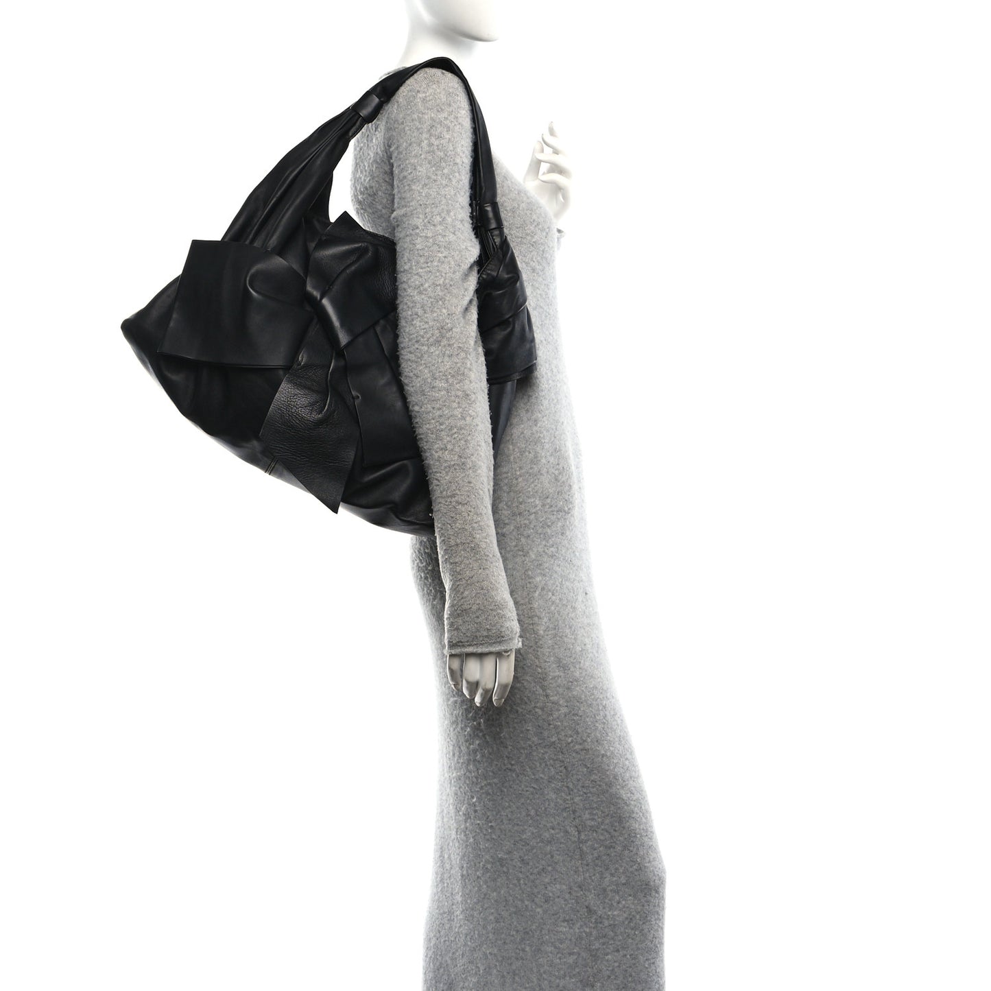 Nappa Premier Bow Hobo Black