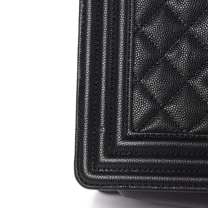 Chanel Caviar Quilted New Medium Boy Flap Black 8 of 13