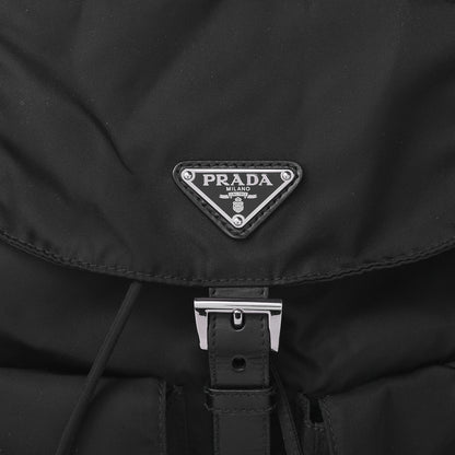 Prada Nylon Vela Medium Backpack Black 9 of 11