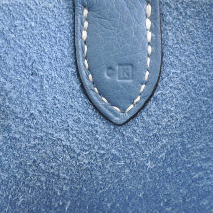 Hermes Taurillon Clemence Mangeoire Rope Bag Blue Jean 7 of 8